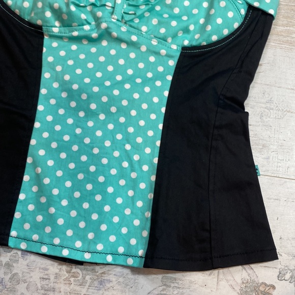Vintage Rare Tripp NYC Pin Up Polka Dot Halter Top - Picture 3 of 9